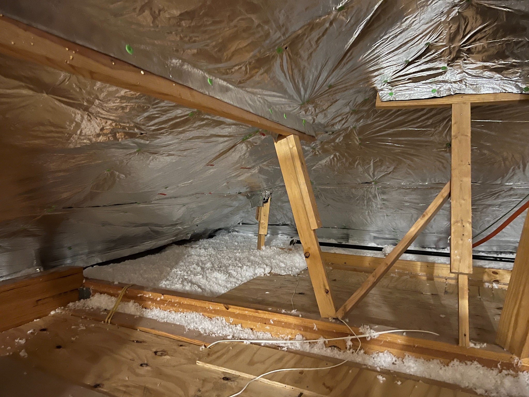 Attic insulation project by Garvin Exteriors